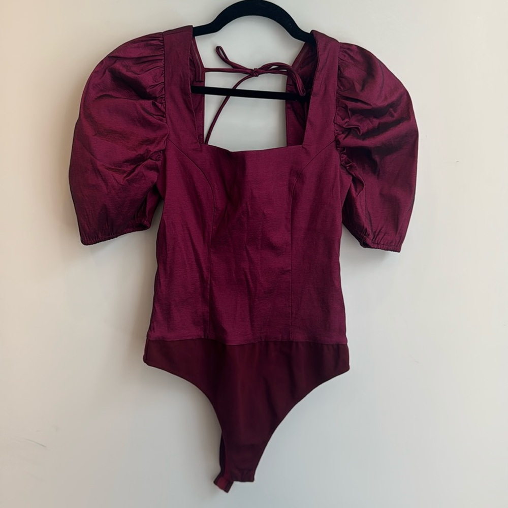 RED BODYSUIT NEW WITH TAGS
